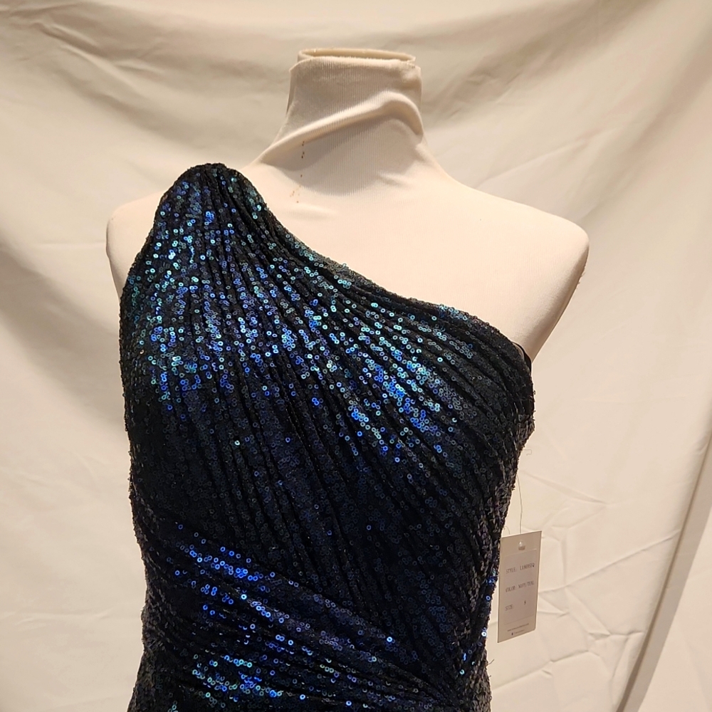 Rene Ruiz sequined gown size 8